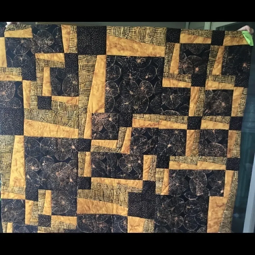 Handmade Lap Quilt. 52” X 52”